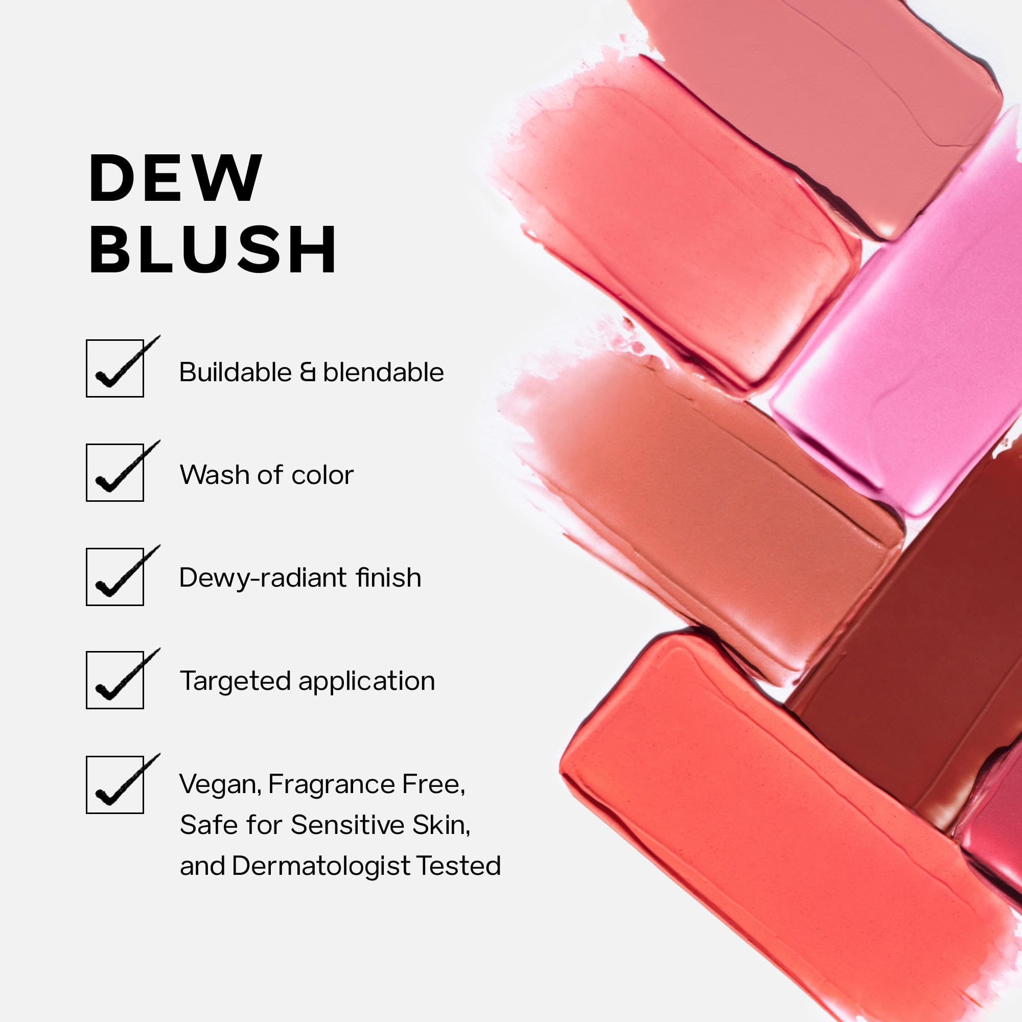 Saie Dew Liquid Blush for Cheeks - Hydrating Cream Blush Stick with a Blendable + Buildable Formula - Skincare Infused Dewy Cheek Tint for a Natural Flush - Glowy Makeup Essential - Lady (.40 oz) SaieAu supplements