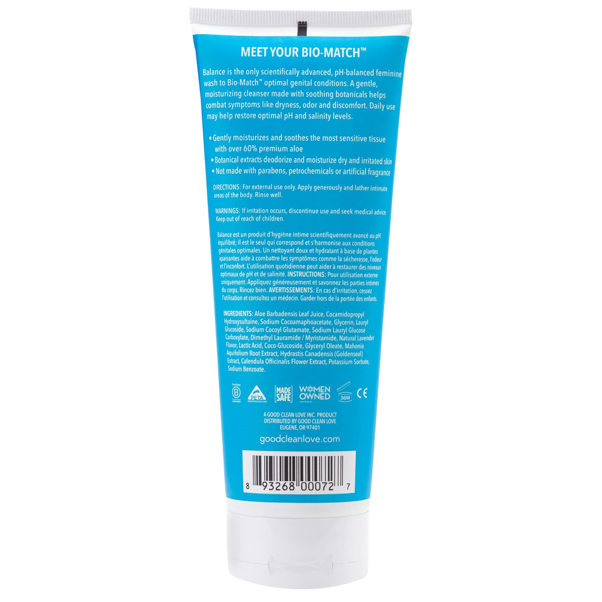 Good Clean Love Balance Moisturizing Wash, pH-Balanced Vaginal Soap for Women Good Clean LoveAu supplements