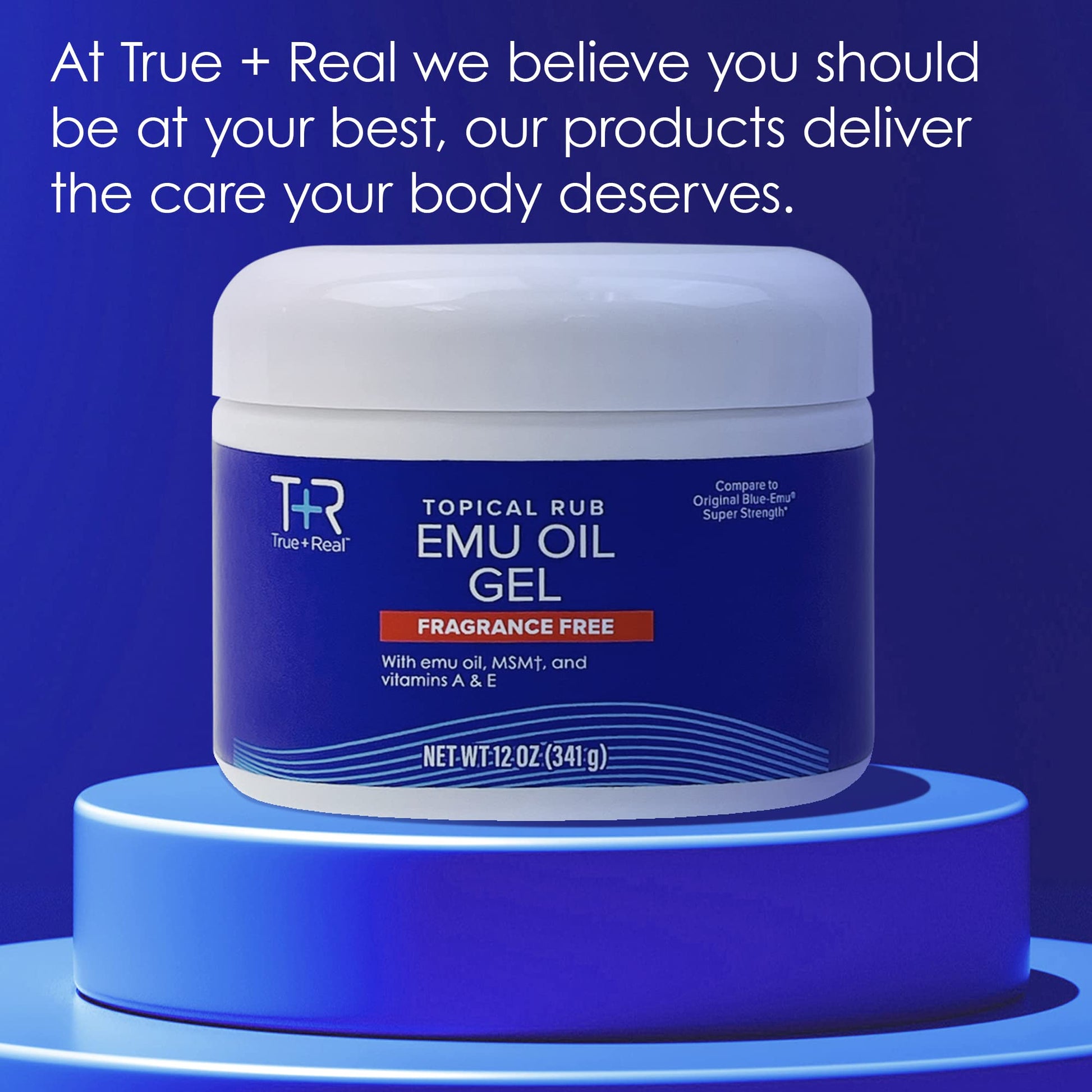True+Real Emu Oil Gel, 12 oz True+RealAu supplements
