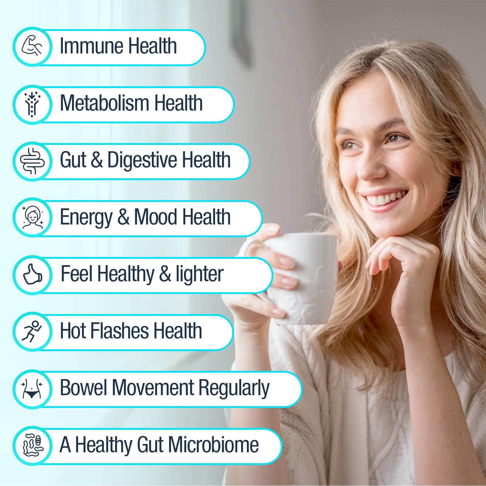 Menopause Supplements for Women, 120 Billion CFU Probiotic, 13-in-1 Herbs Probiotics Complex, for Menopause Relief, Hormone Balance, Hot Flashes, Night Sweats, Mood Swings, Gut & Immunity - 60 Capsule DmeisyAu supplements
