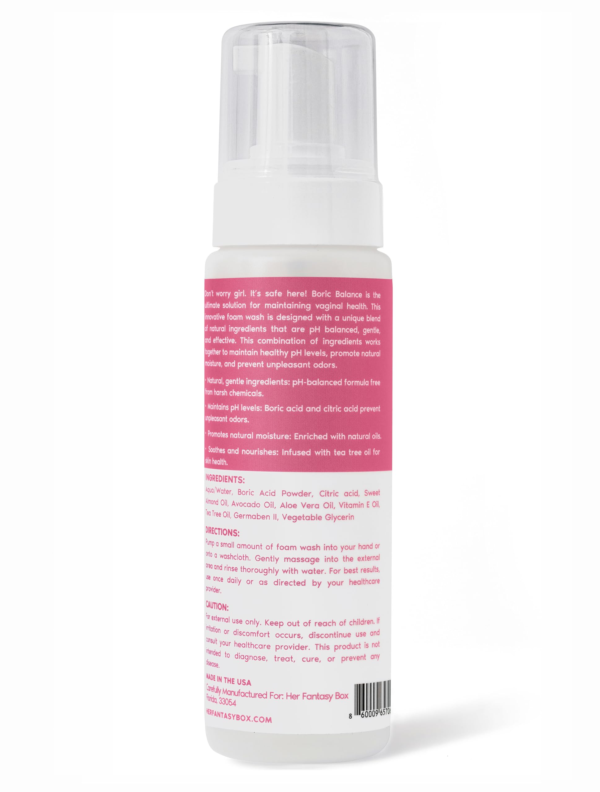 Her Fantasy Box | Boric Balance Sensitive Feminine Wash Her Fantasy BoxAu supplements