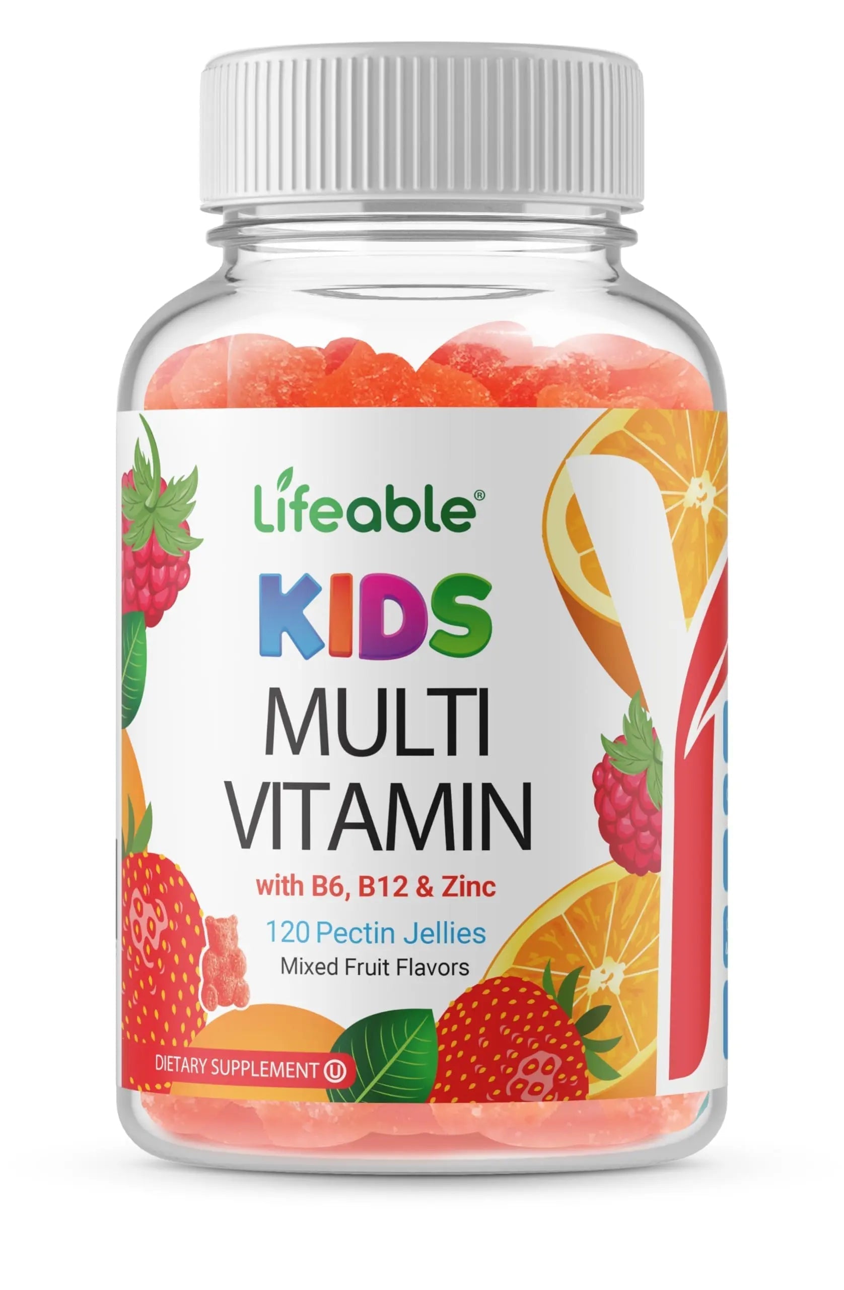 Doctors Finest Multivitamin Gummies for Kids - Vegetarian, GMO-Free & Gluten Free - Great Tasting Fruit Flavors Pectin Chews - 120 Jellies Doctors OrdersAu supplements