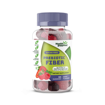 Fiber Prebiotic Gummies Sugar Free, Keto Friendly | Gut Cleansing, Digestive Health Regularity Health SuppliedAu supplements