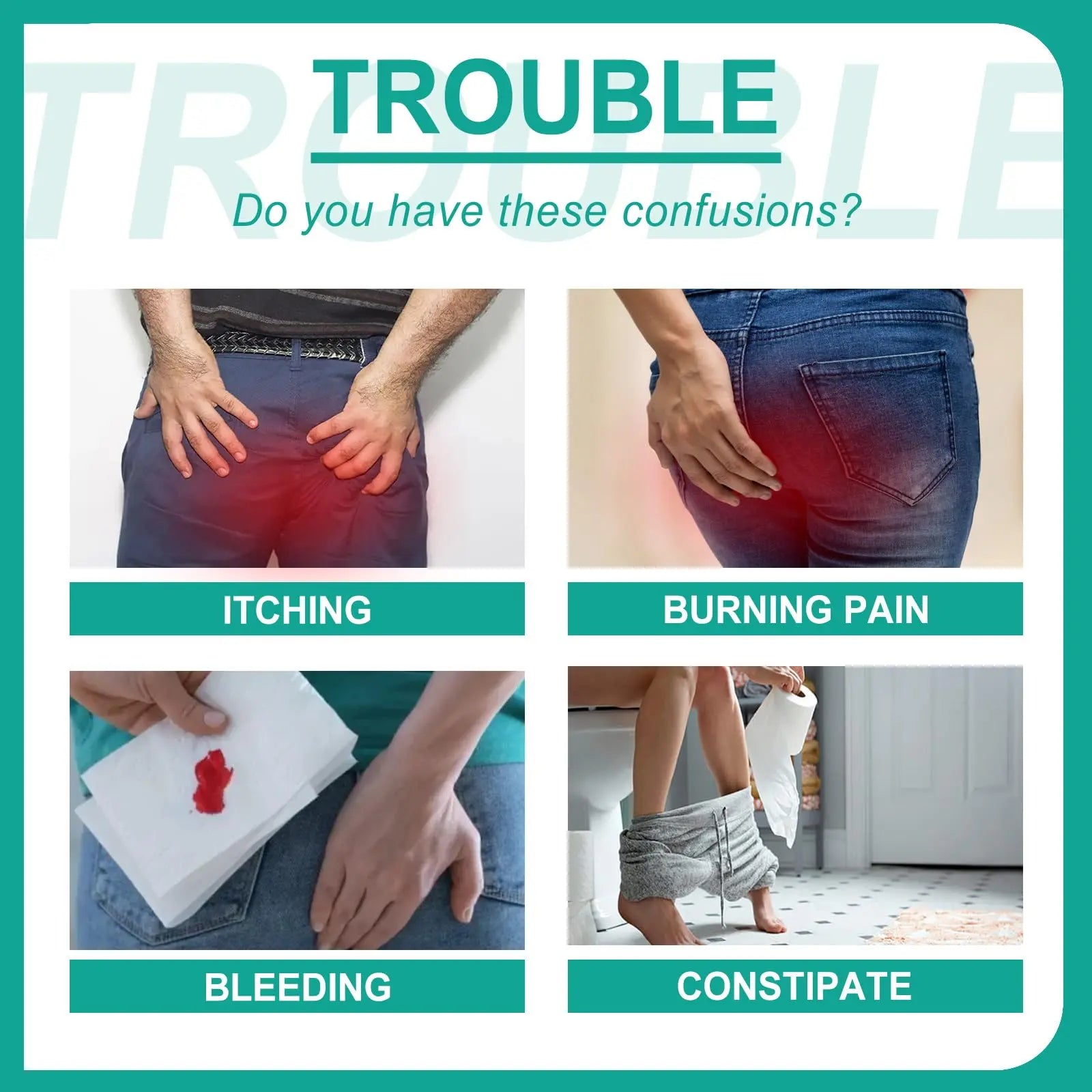 KANBHE Hemorrhoid Cream, Herbal Hemorrhoid Cream, Natural Hemorrhoid Ointment, for Men and Women Hemroid Creams (2PCS) KANBHEAu supplements