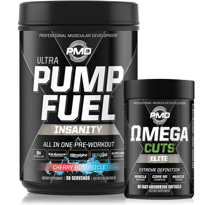 PMD Sports Ultra Pump Fuel Insanity - Pre Workout - Cherry Bombsicle (30 Servings) PMDUS supplements