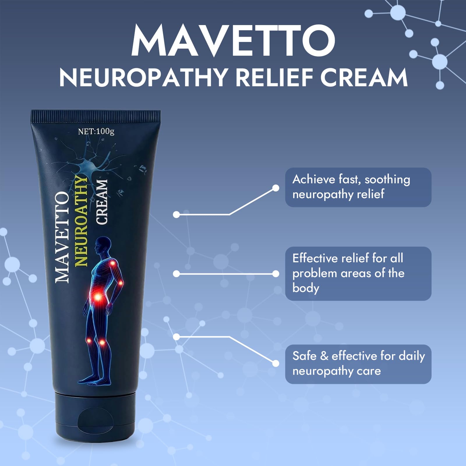 ReviveNerve Capsacare Neuropathy Relief Cream, Fast-Absorbing Soothing Cream with Capsaicin, Arnica, Menthol, MSM & Glucosamine for Feet, Hands, Legs, Muscles, Joints and Back (2pcs) ReviveNerveAu supplements
