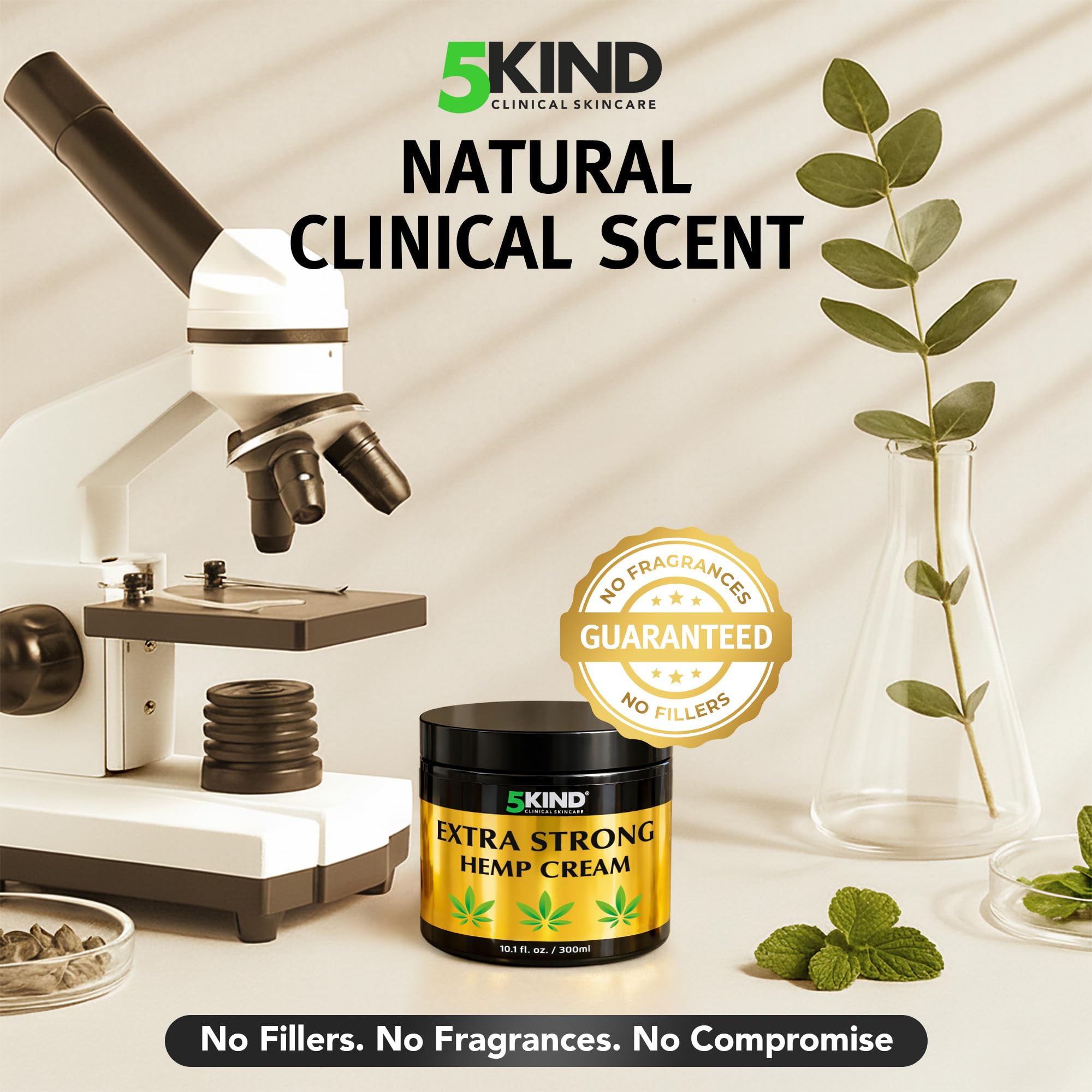 5kind Extra Strong Hemp Cream 10.1 fl oz - Maximum Strength - Natural Topical Cream - Muscle Rub for Lower Back, Joints, Neck, Knees, Shoulders 5kind clinical skincareAu supplements
