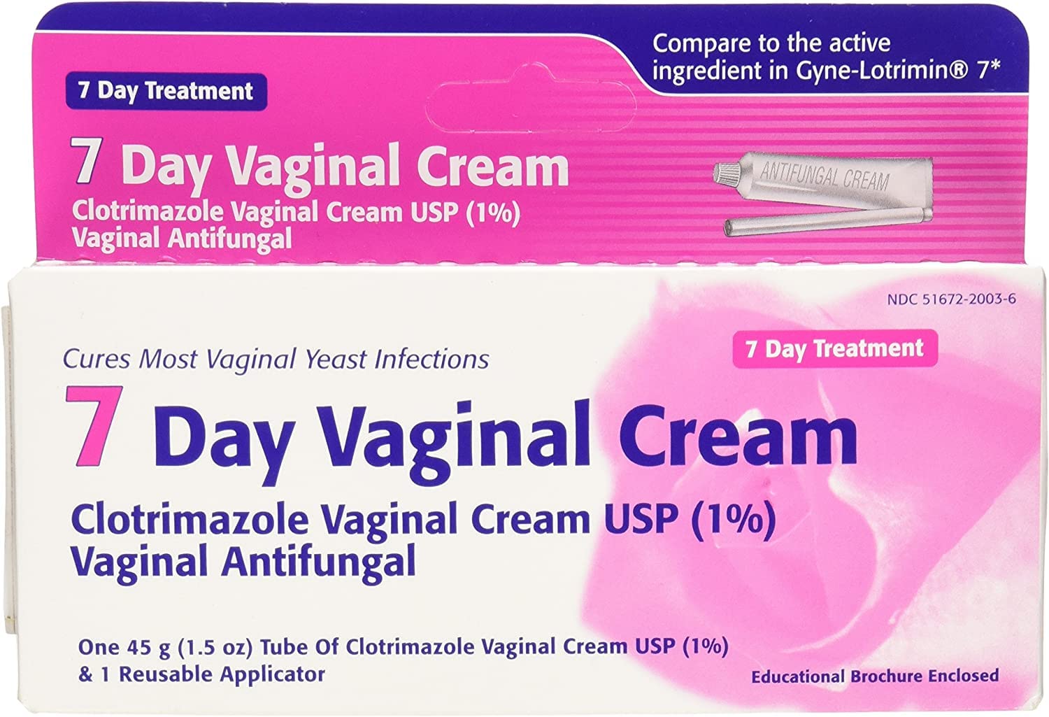 Taro Clotrimazole 7 Vaginal Cream 45 g, 1.58 Ounce (Pack of 3) GYNE-LOTRIMIN 7 DAYAu supplements