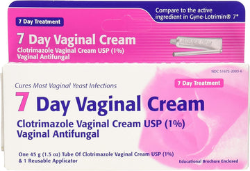 Taro Clotrimazole 7 Vaginal Cream 45 g (Pack of 6) TAROAu supplements