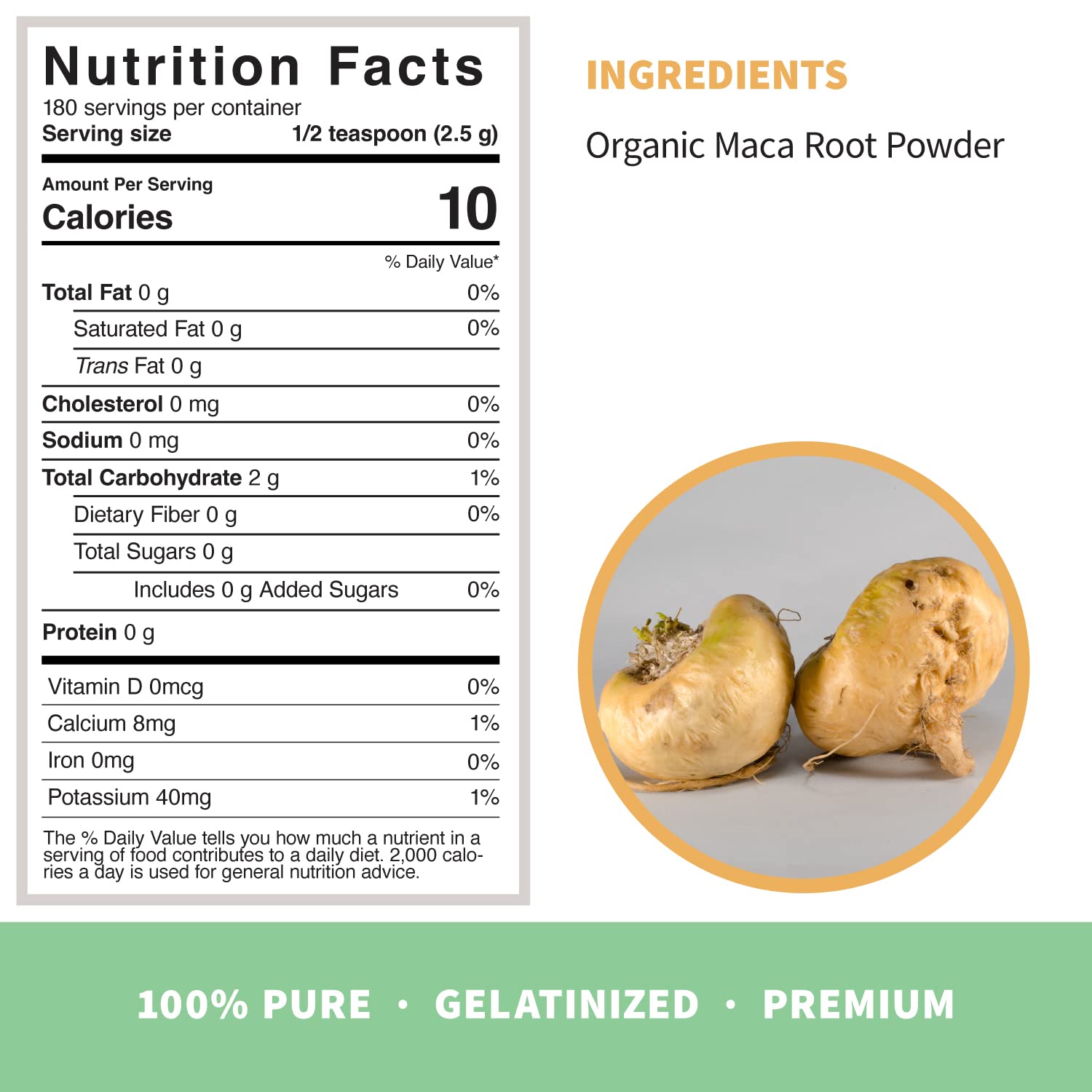 Sprout Living Organic Gelatinized Maca Root Powder, Superfood, Adaptogen, 1 lb Sprout LivingAu supplements