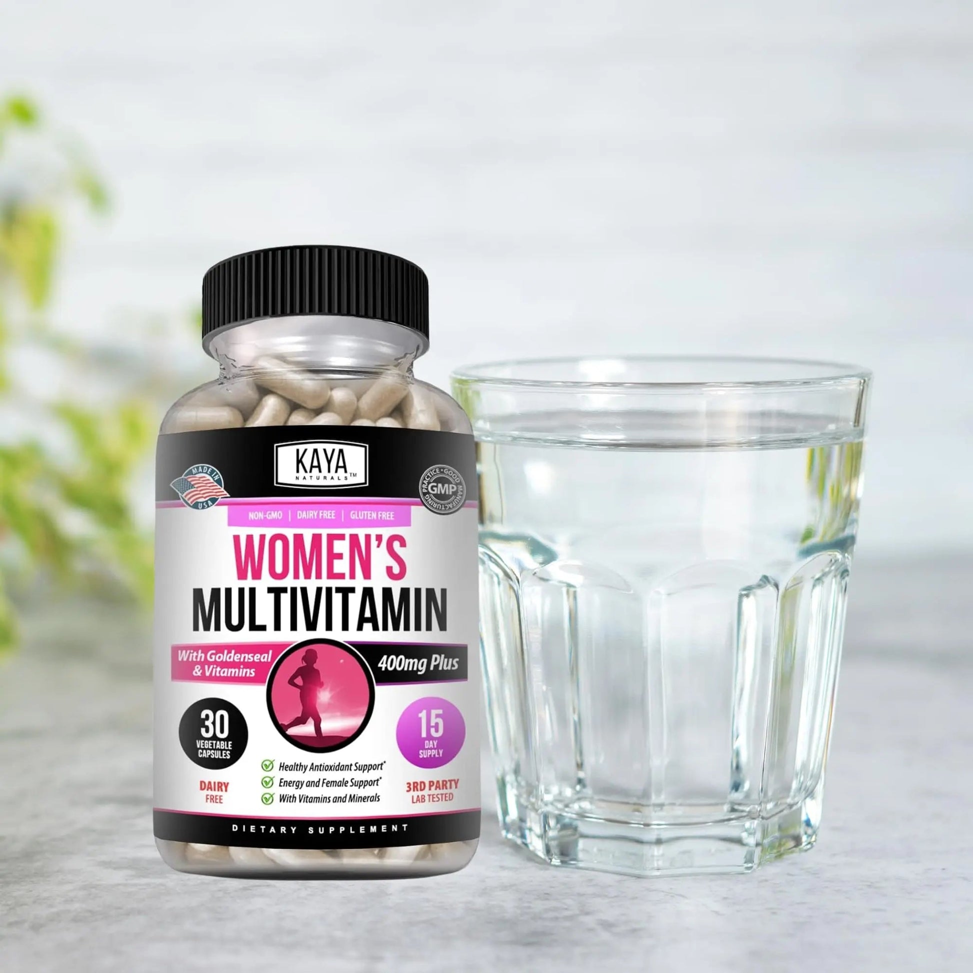 Kaya Naturals Women's Multivitamin, Overall Healthy Antioxidant, and Immune Support, Vitamins A, D, C, E, Biotin Kaya NaturalsAu supplements