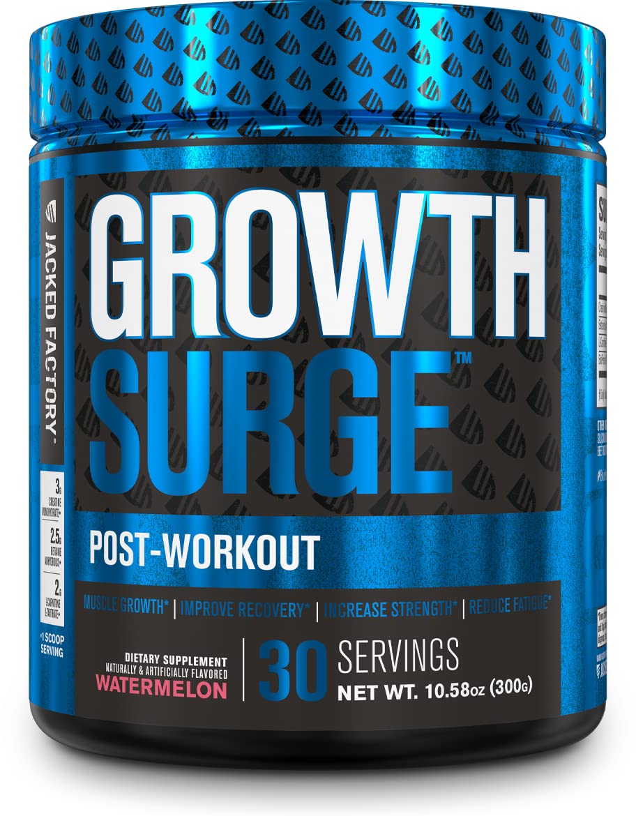 Jacked Factory Growth Surge Creatine Post Workout w/L-Carnitine - Daily Muscle Builder Jacked FactoryAu supplements