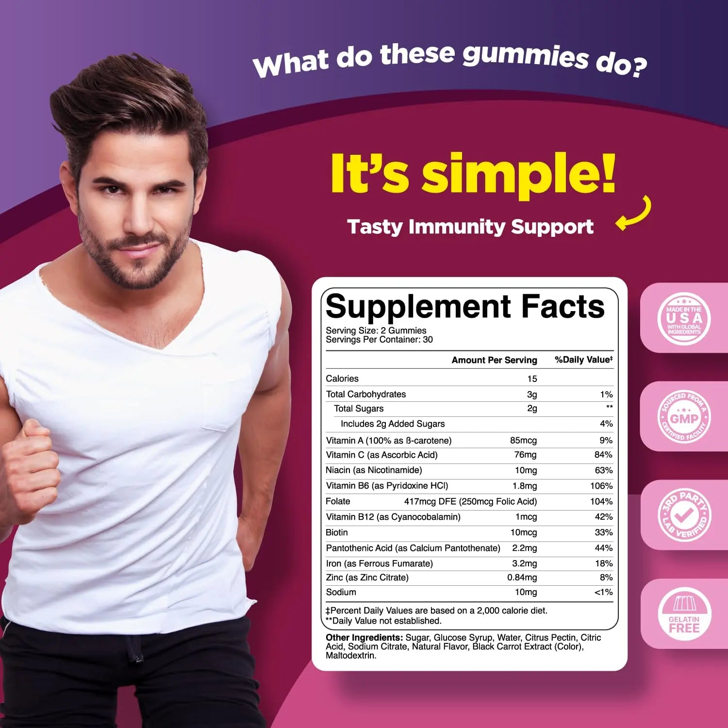 Natural Multivitamin Iron Gummies for Adults - Adult Gummy Vitamins with Iron and Energy Boost B Complex Vitamins PhytoralAu supplements
