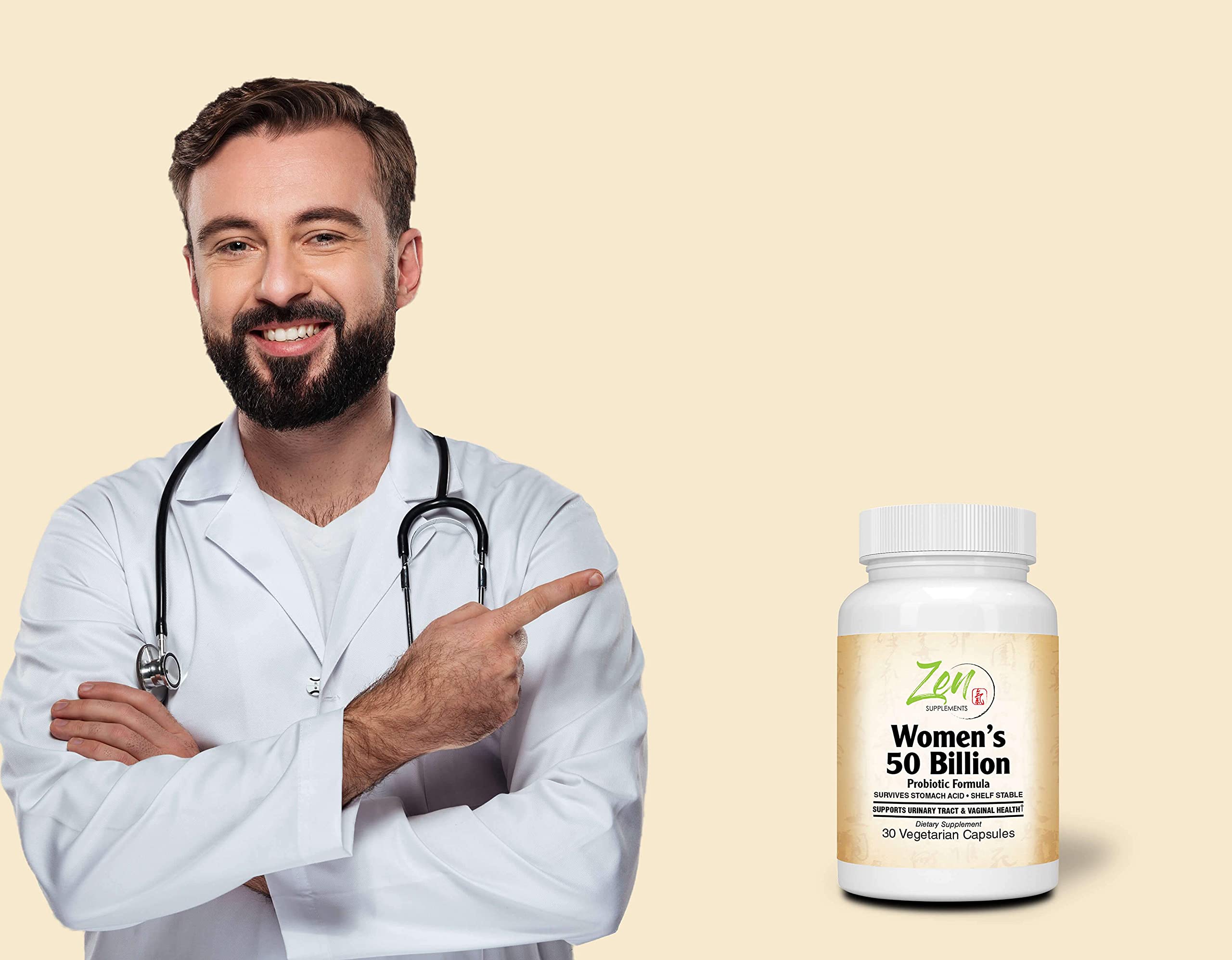 Zen Supplements - Womens 50 Billion Probiotic Formula - Supports Urinary and Vaginal Health Zen SupplementsAu supplements