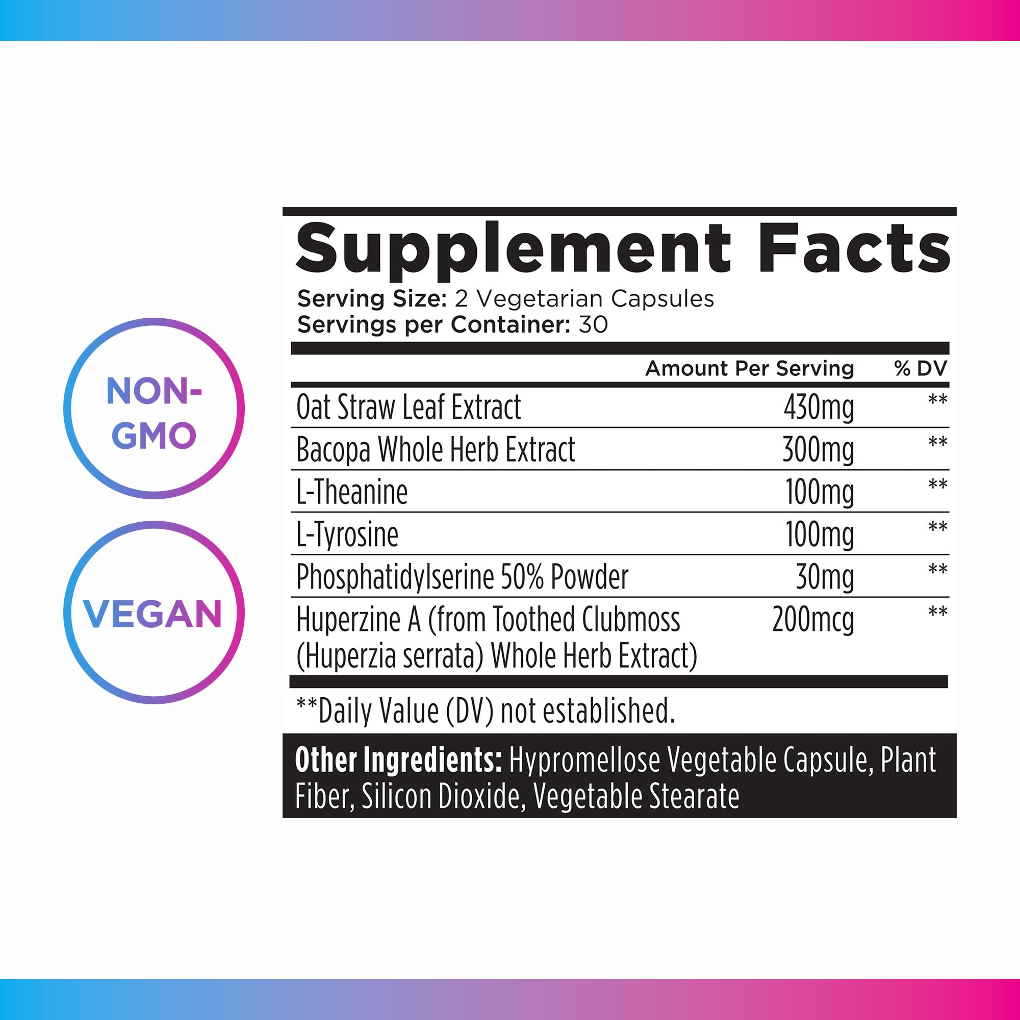 Livingood Daily Brain Supplements for Memory & Focus, Nootropic Pills with Bacopa, L Theanine, L Tyrosine, Amino Acids & More, Cognitive Support for Men & Women, Vegan, Gluten Free, 60 Capsules Livingood DailyAu supplements