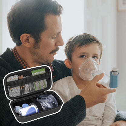 Elonbo Carrying Case for Portable Handheld Inhaler Nebulizer Machine for Adults and Kids ElonboUS supplements