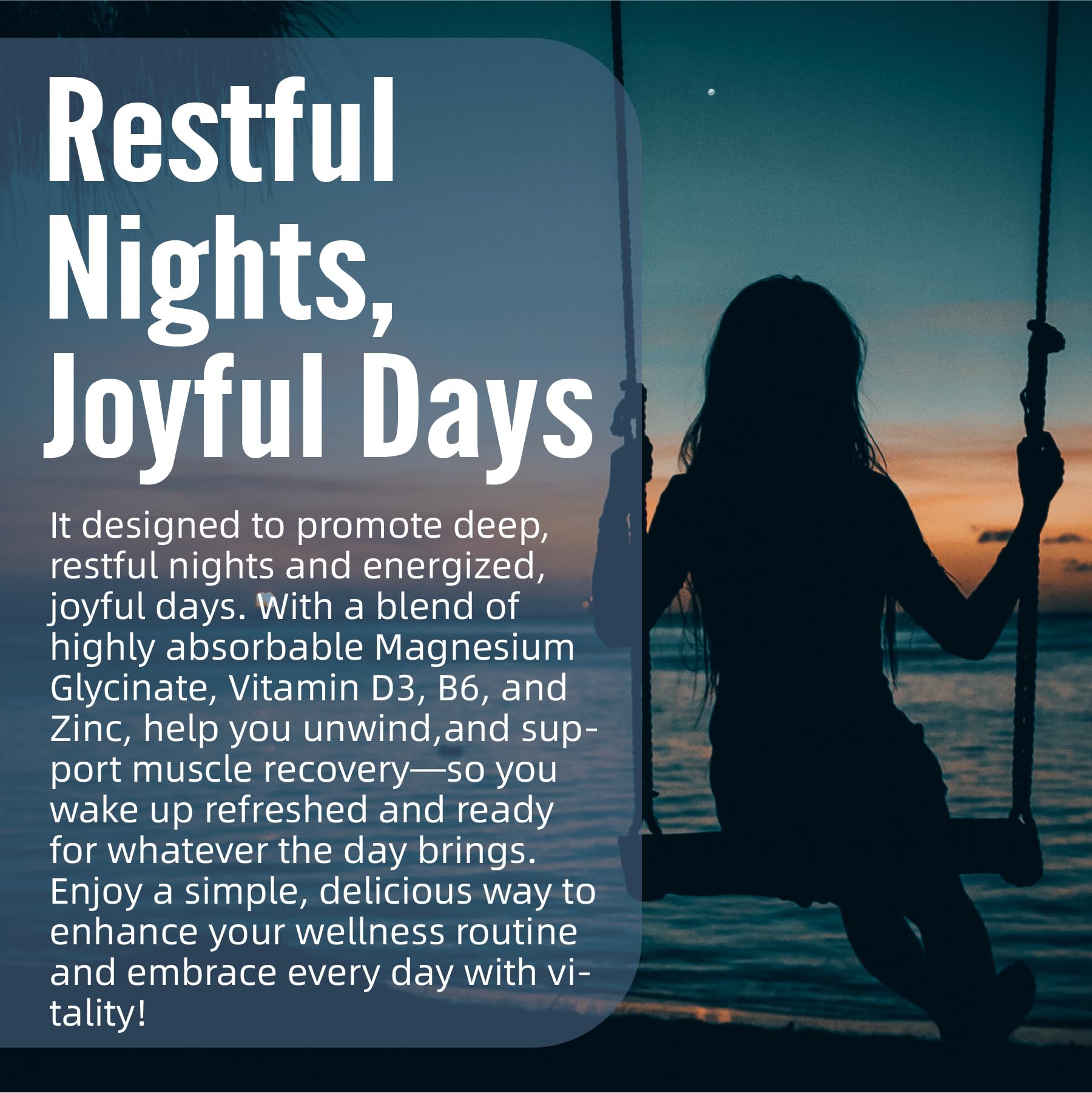 Magnesium Glycinate 500mg/250mg for Adults Teens - Plus D3,B6 & Zinc - Magnesium Glycinate Gummies,High Absorption - Support for Relaxation,Brain,Bone & Immunity Health - Sugar Free - 120Cts LerinettiaAu supplements