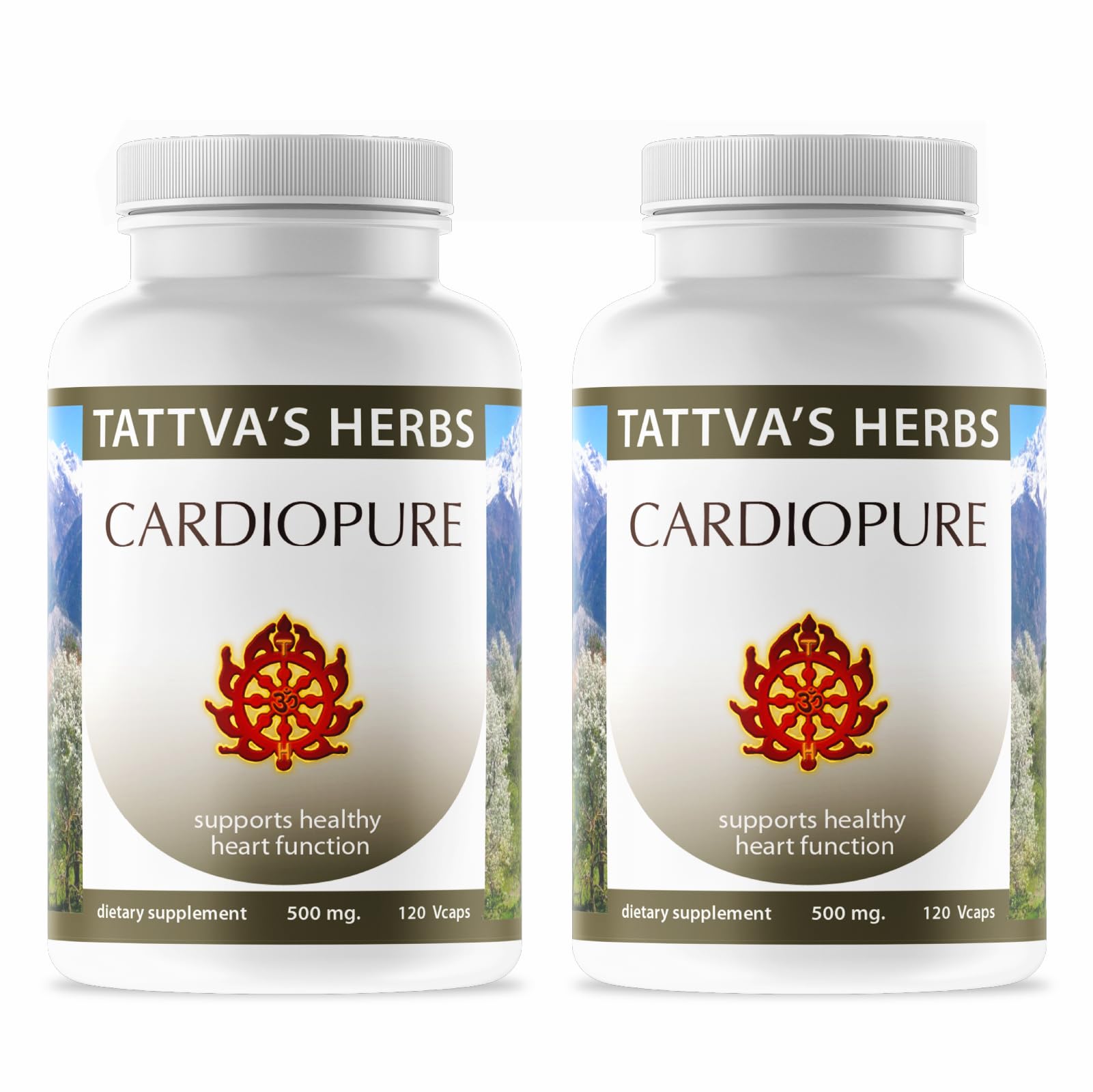 Tattva's Herbs Cardiopure Herbal Ayurvedic Supplement Vegetarian Capsules, Ashwagandha, Rauwolfia, & Arjuna Full Spectrum Co2 Extracts, Veggie Capsules, 240 Count, 25 Years of Premium Service Tattva's HerbsAu supplements