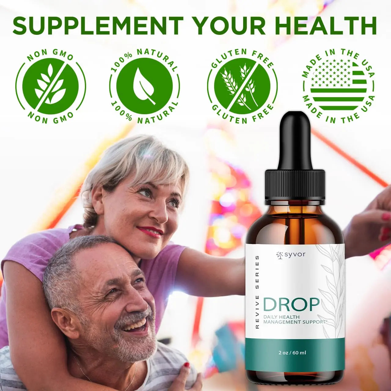 (3 Pack) Drop The Pounds Drops, Official Drop The Pounds Liquid Drops with All Natural Ingredients, Advanced Health Optimizer & Wellness Support with Premium Vitamins for Women & Men (90 Servings) SyvorAu supplements