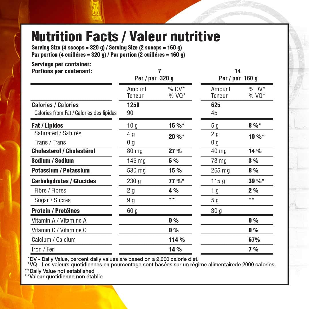 Inter-Active Nutrition Mammoth Mass Supplement, 2.27kg Strawberry MammothAu supplements