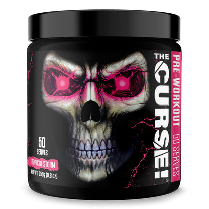 JNX SPORTS The Curse! Pre Workout Powder - Tropical Storm 50 Servings | Preworkout JNX SPORTSUS supplements