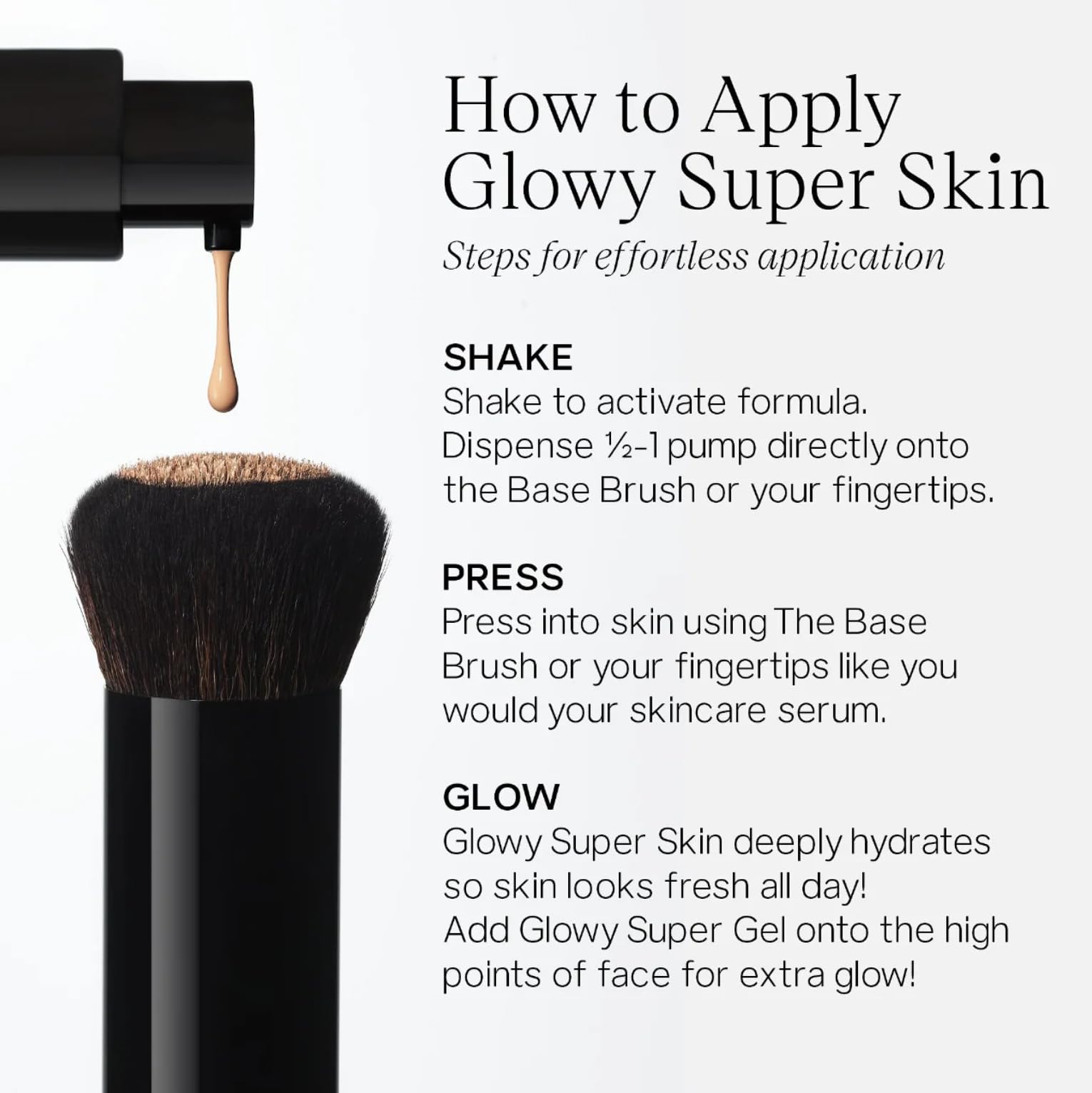 Saie Glowy Super Skin Tint Liquid Foundation - Weightless + Dewy Foundation with Lightweight Medium Coverage - Hydrating Face Makeup + Skin Care Serum Hybrid with Hyaluronic Acid - Shade 11 (1.01 oz) SaieAu supplements