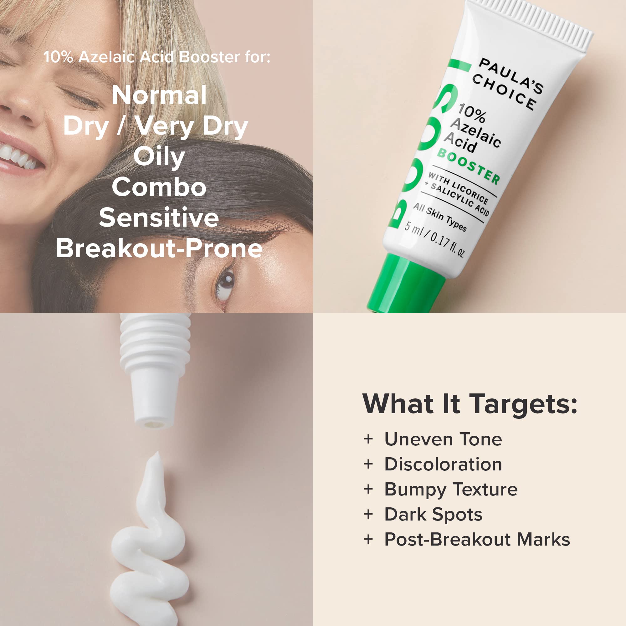 Paula's Choice BOOST 10% Azelaic Acid Booster Cream Gel, Licorice Extract Paula's ChoiceAu supplements