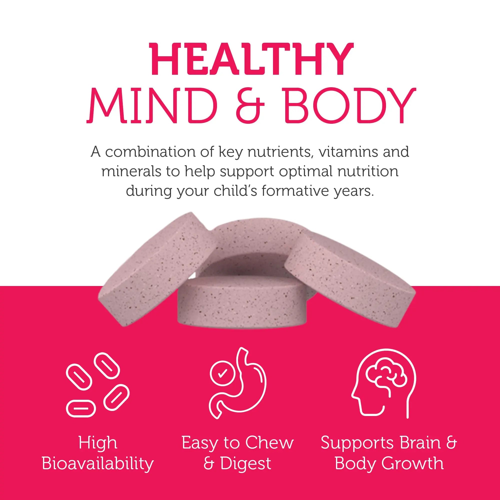 Zahler Kids Multivitamin Chewable Vitamin Tablet - Complete One Daily Vitamins Supplement - Contains 20+ Minerals ZahlerAu supplements