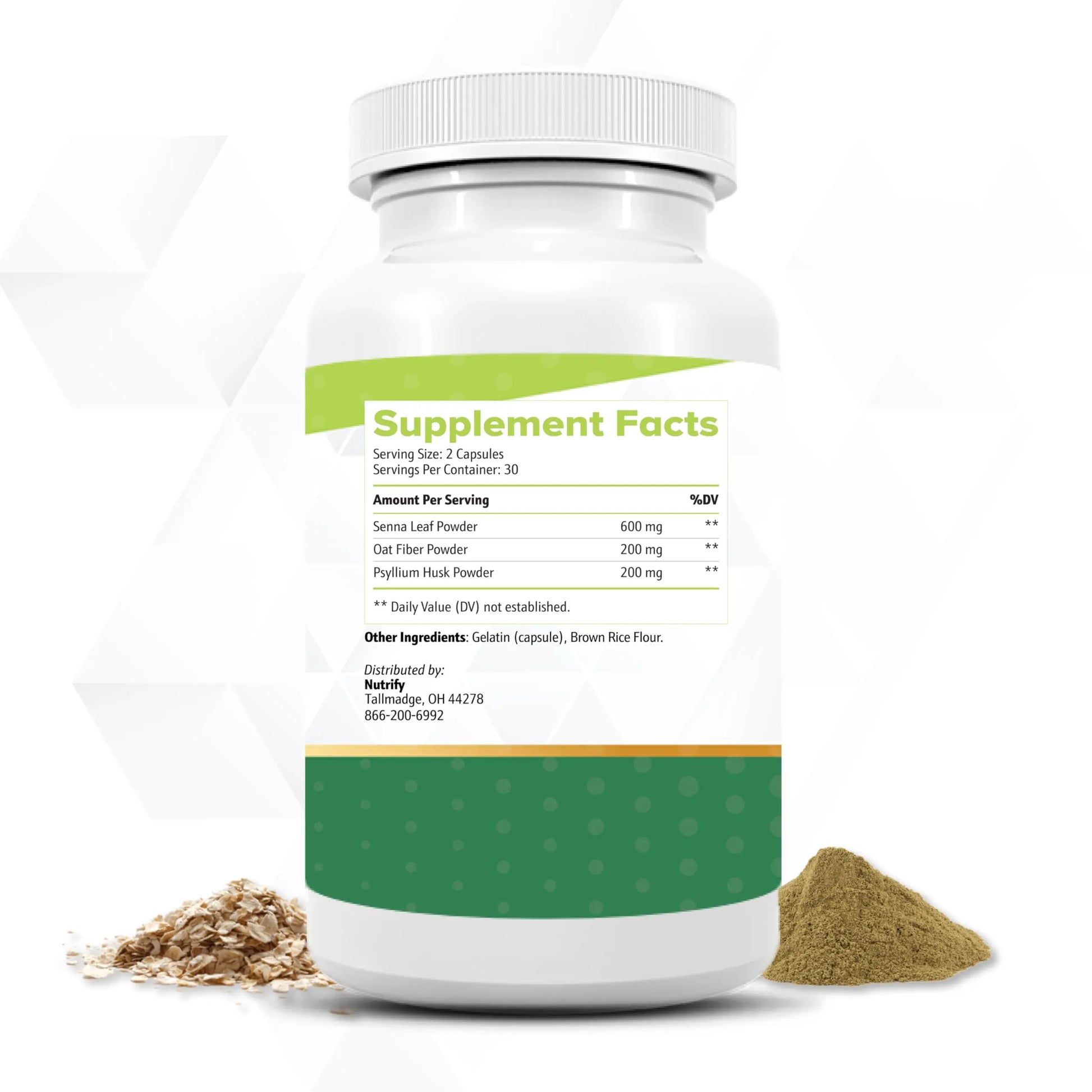 NutriFlush - Powerful Colon Support & Gut Cleanse Formula, High Absorption, GMO Free, Made in USA Genericnz supplements