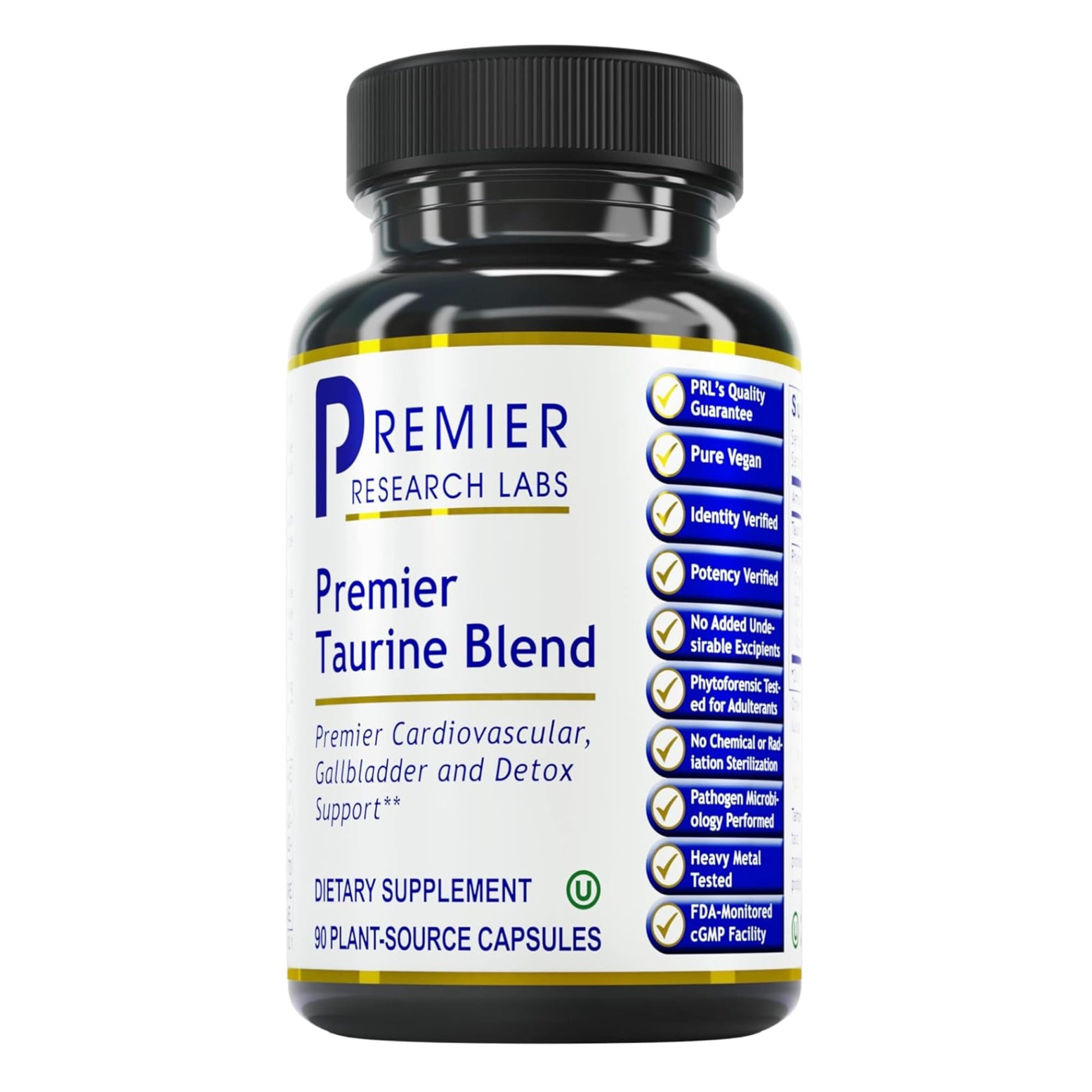 Premier Research Labs Taurine Blend - Taurine Supplement, Taurine Pills, L Taurine Amino Acid Supplement for Liver, Gallbladder, Brain & Heart Health, for Women & Men - 90 Vegetarian Capsules Premier Research LabsAu supplements