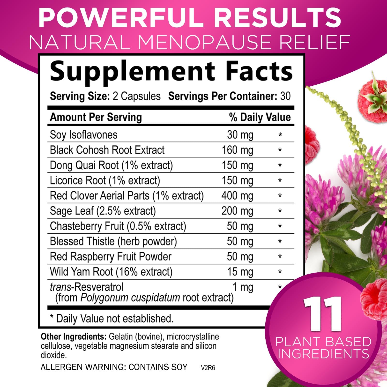Menopause Supplements for Women - Complete Menopause Relief with Dong Quai & Black Cohosh - For Natural, Mild Hot Flash & Night Sweats - Hormone, Energy & Balance Support, Bottled in USA - 60 Capsules Nature's NutritionAu supplements