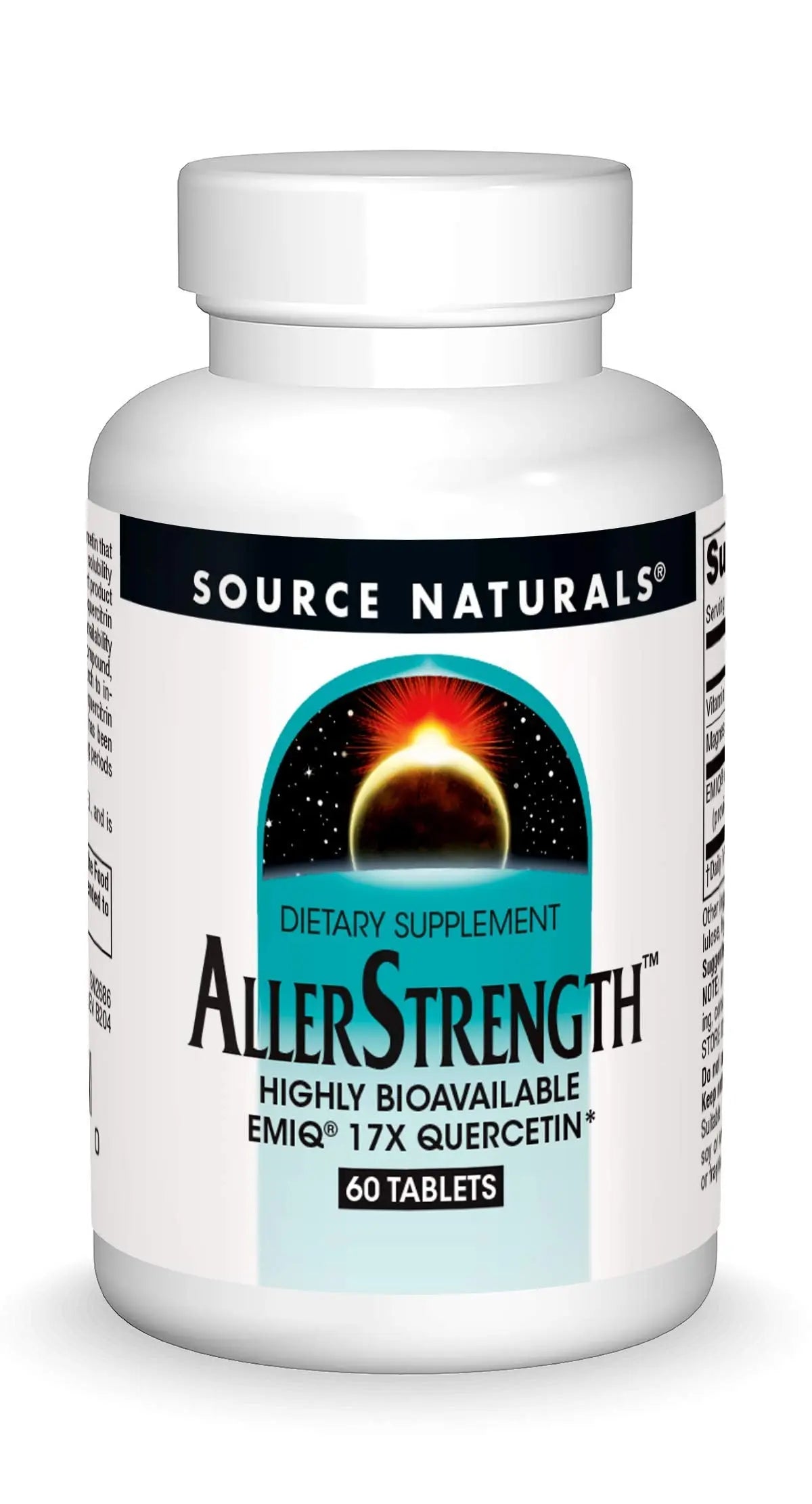 Source Naturals AllerStrength Fast-Acting Seasonal Immune Support - Highly Bioavailable Quercetin* - 60 Tablets Source NaturalsAu supplements