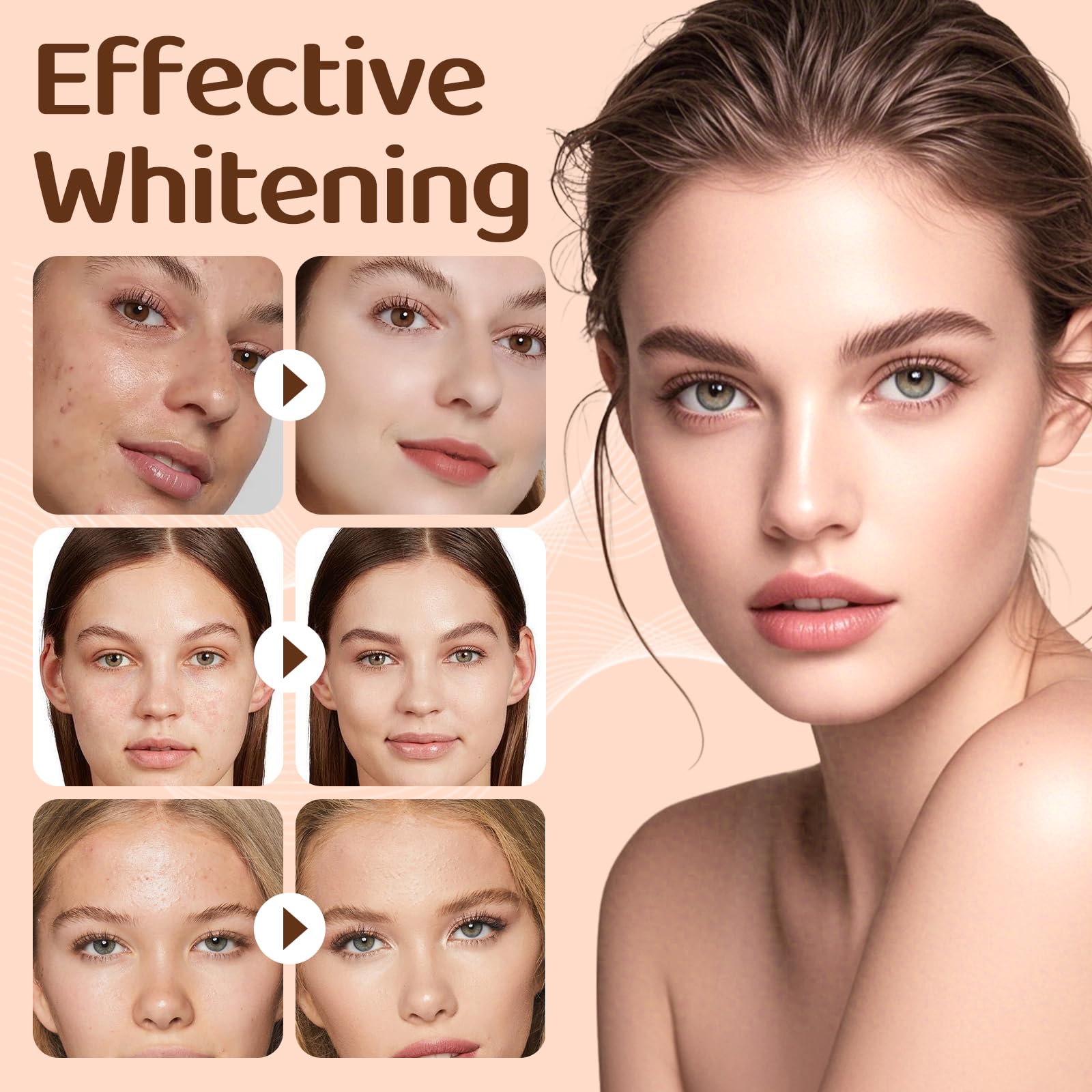 Melanina Anti-Melasma Capsule, Melasma Dark Spot Remover, Melanin Supplement, Spots Remover for Face & Body, Vitamin C & Turmeric Extract, Brightens & Even Skin Tone - 60 Capsules QuerespirAu supplements