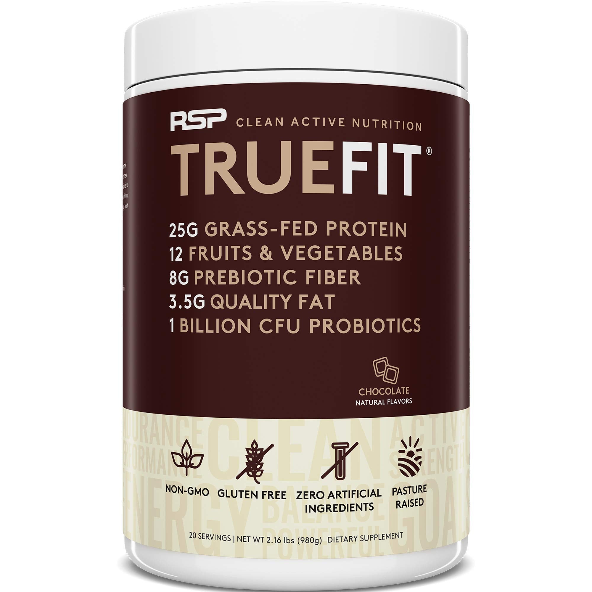 RSP NUTRITION TrueFit Protein Powder (Chocolate 2 LB) with AminoLean Pre Workout RSP NUTRITIONAu supplements