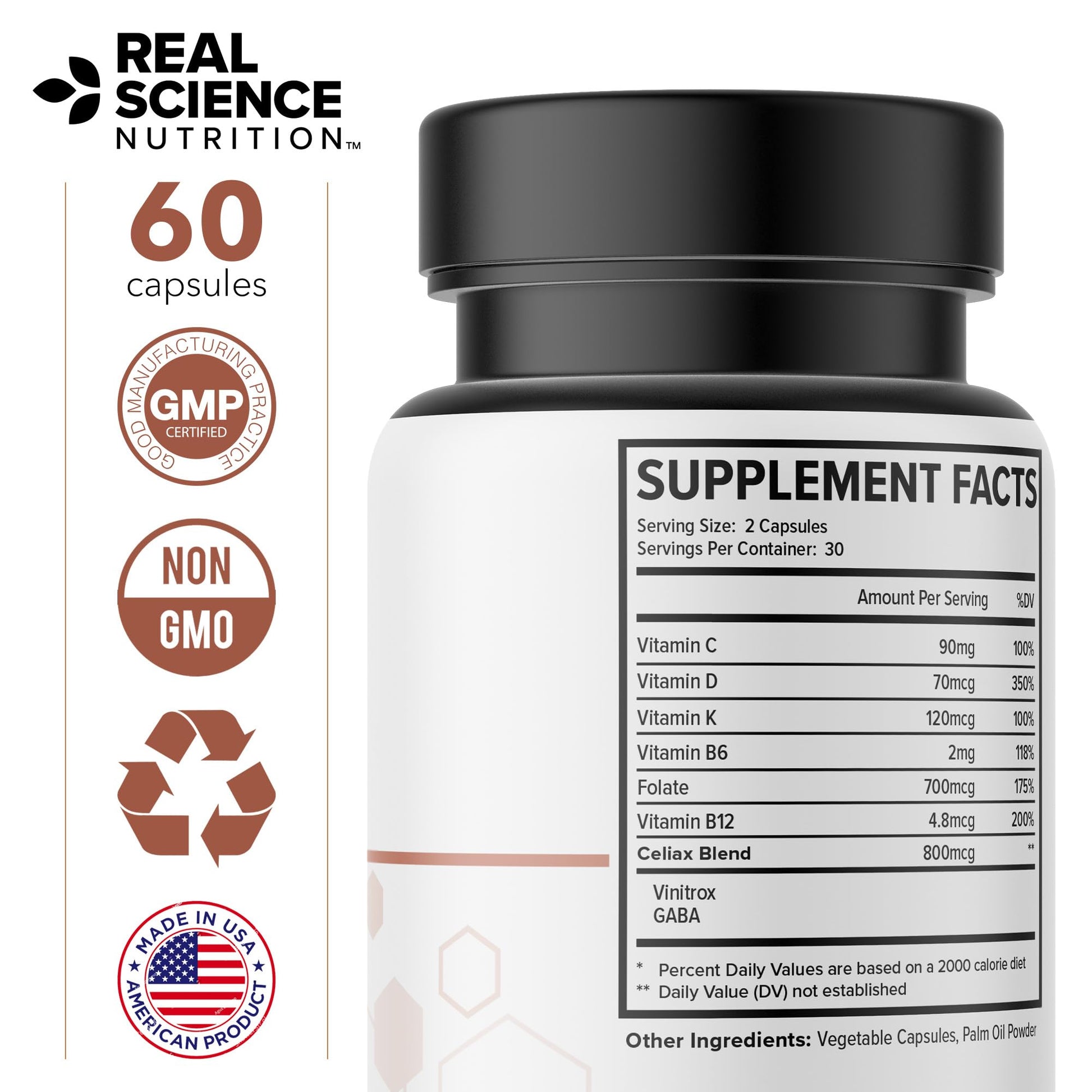 Real Science Nutrition Celi-Act Miracle is a Natural Supplement to Support Celiac Discomfort and Digestive Health Real Science NutritionAu supplements