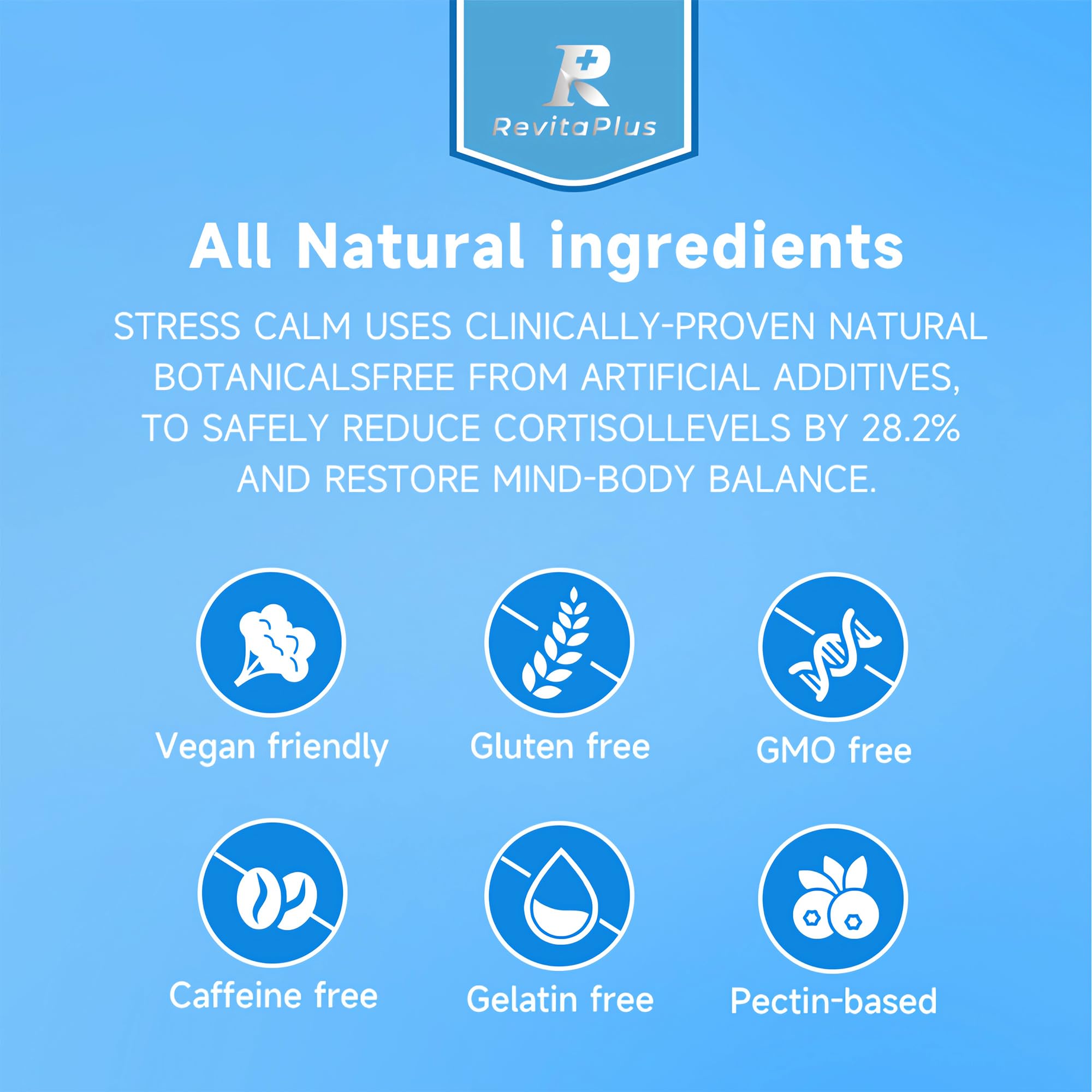 RevitaPlus 8-in-1 Ashwagandha Supplements with B12 B6 Magnesium Maca Zinc Folate, Cortisol Supplements for Women and Men Supports Stress Relief, Sleep, Energy, Focus(90 Capsules) RevitaPlusAu supplements