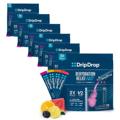 DripDrop Hydration - Electrolyte Powder Packets - Watermelon, Berry, Orange, Lemon DripDropUS supplements