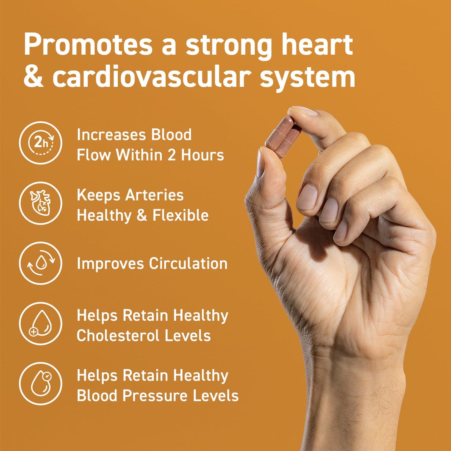 CocoaVia Cardio Health Supplement, 30 Day, 500mg Cocoa Flavanols, Support Heart Health CocoaViaUS supplements