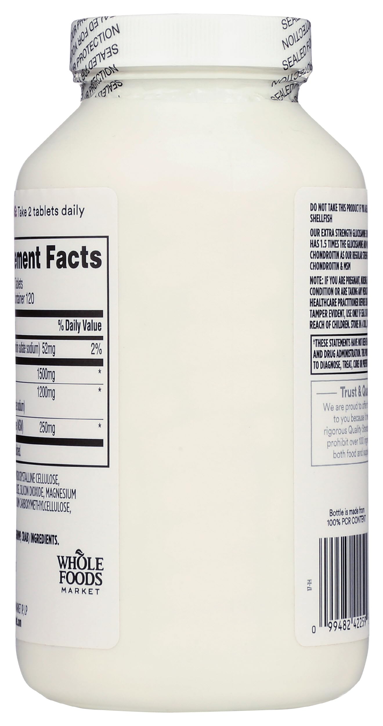 365 by Whole Foods Market, Glucosamine Chondroitin X Strength MSM, 240 Tablets 365 by Whole Foods MarketAu supplements