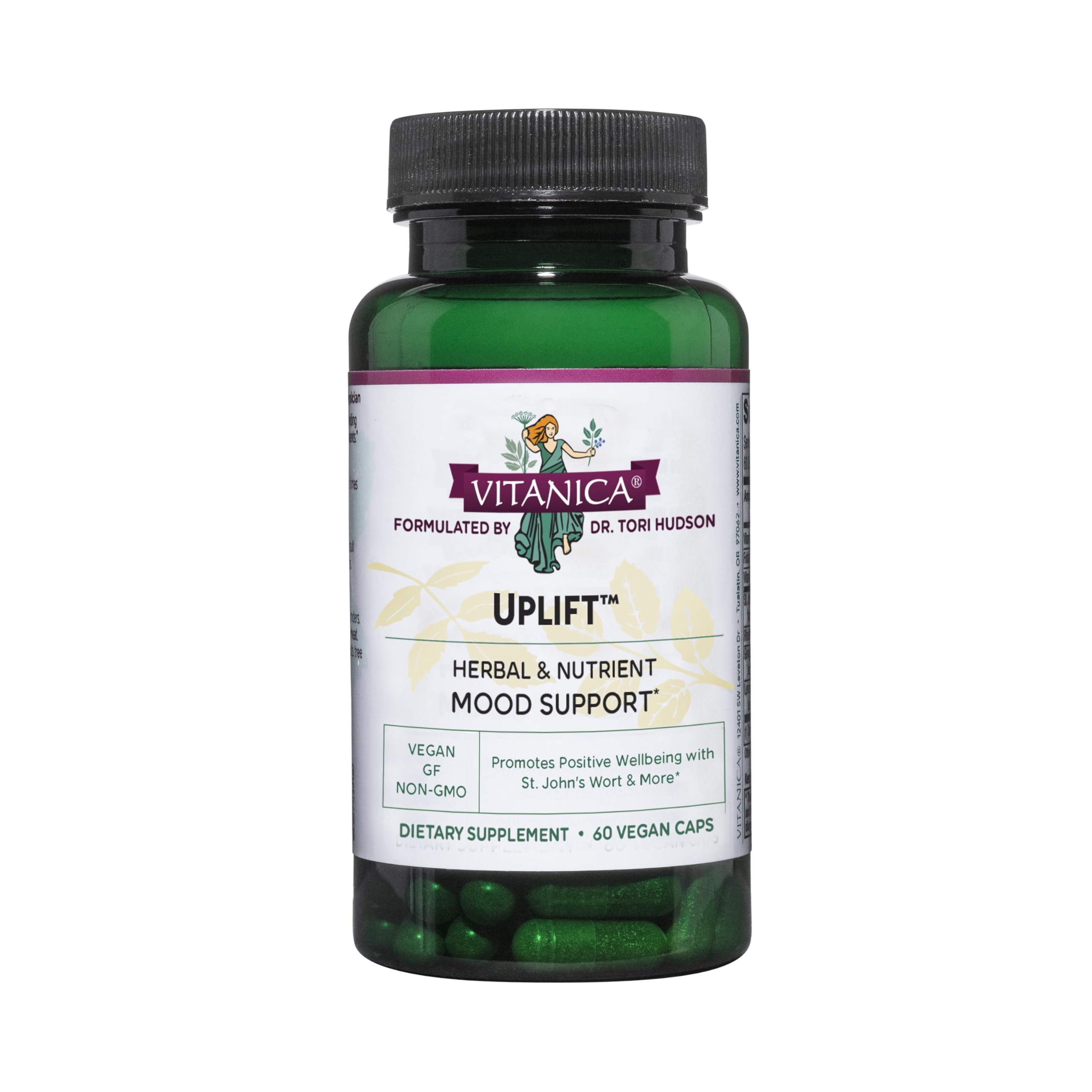 Vitanica Uplift, Mood and Emotional Support, Vegan, 60 Capsules VitanicaAu supplements