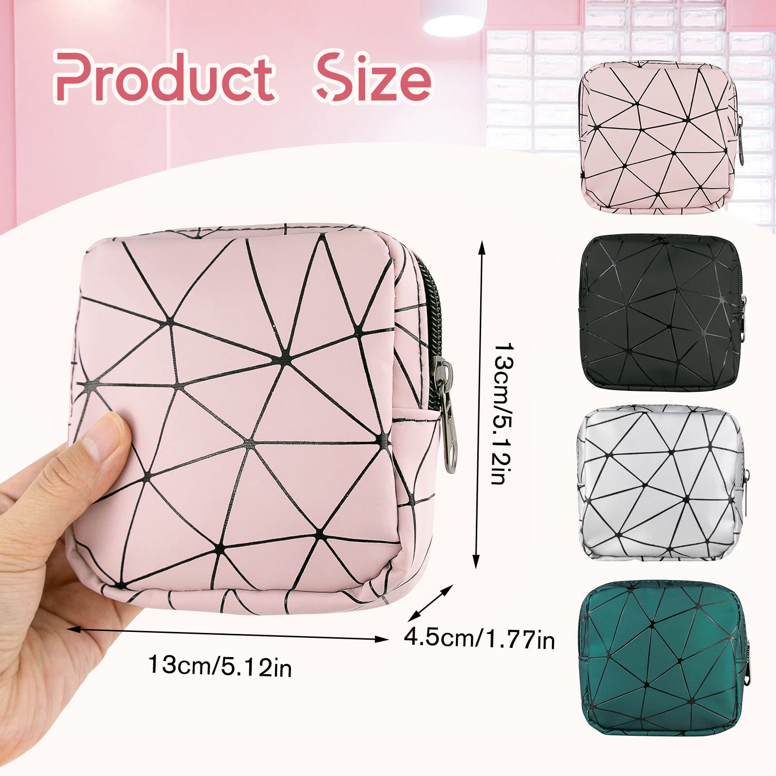 Sanitary Napkin Storage Bags 4PCS Menstrual Cup Pouches Nursing Pad Holder Tampon Bags BisanzoyaAu supplements