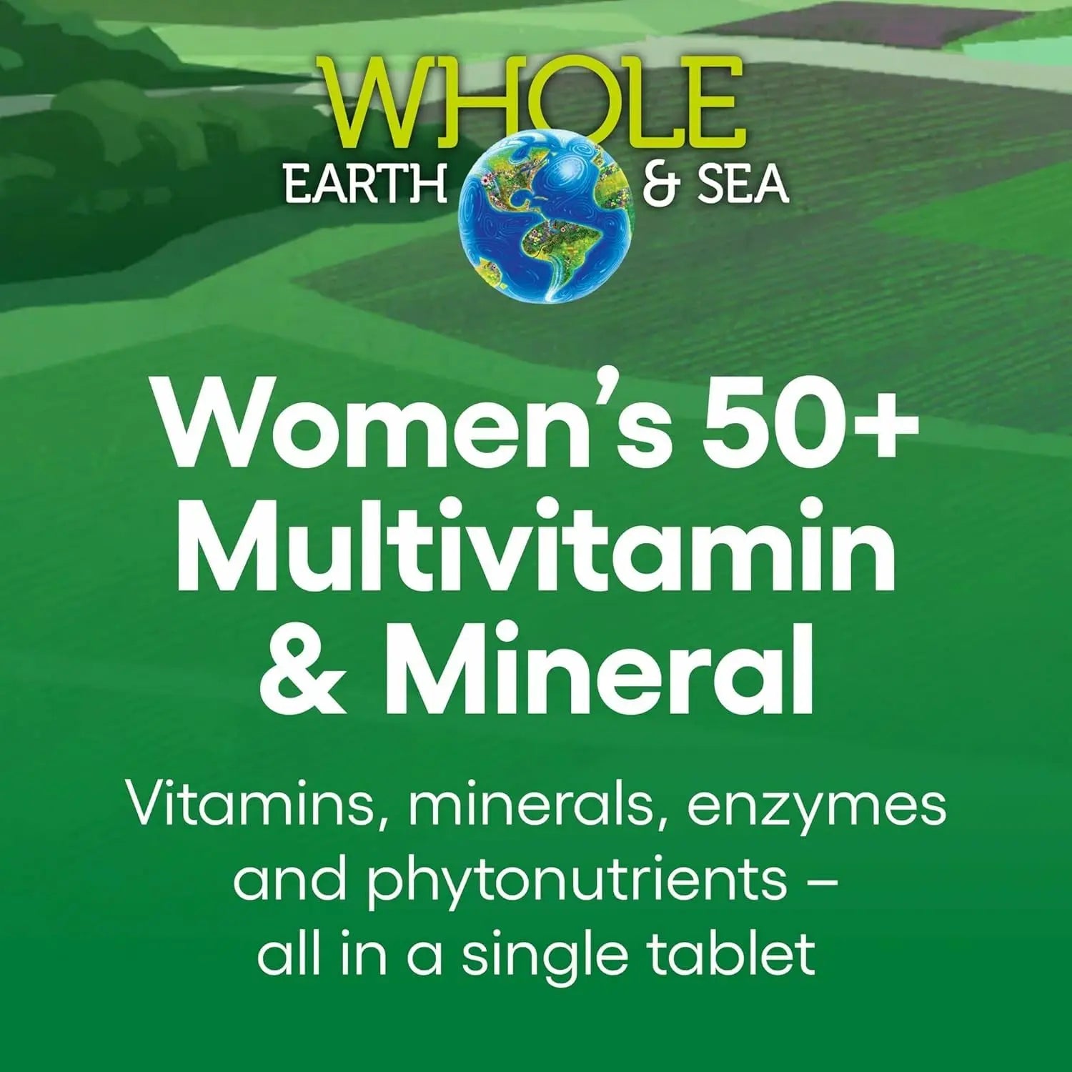Natural Factors Whole Earth & Sea Women's 50+ Multivitamin & Mineral - Daily Multivitamin with Calcium, Selenium & More Natural FactorsAu supplements