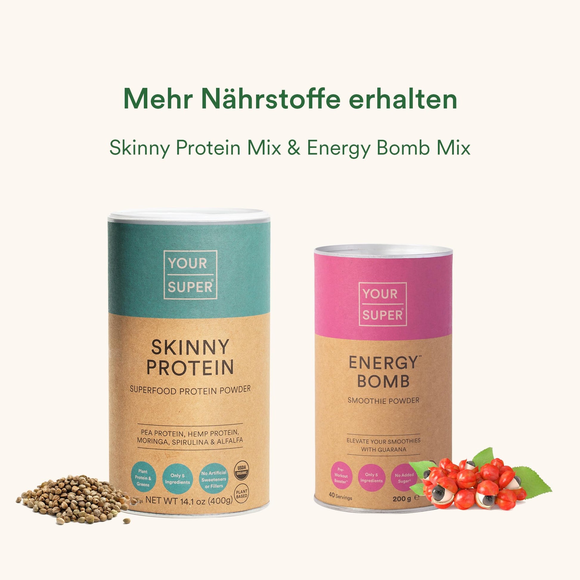 Your Super Plant Protein Organic Superfood Powder – Plant Based Protein Powder for Muscle Growth Your SuperAu supplements