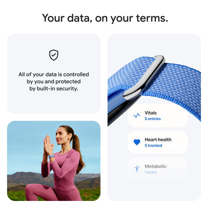 Google Fitbit Air - Screenless Activity Tracker with Fitness, Heart Rate, and Sleep Tracking - Personalized AI-Powered Coaching - Up to 7 Days’ Battery Life - Works with iOS and Android - Berry FitbitUS supplements