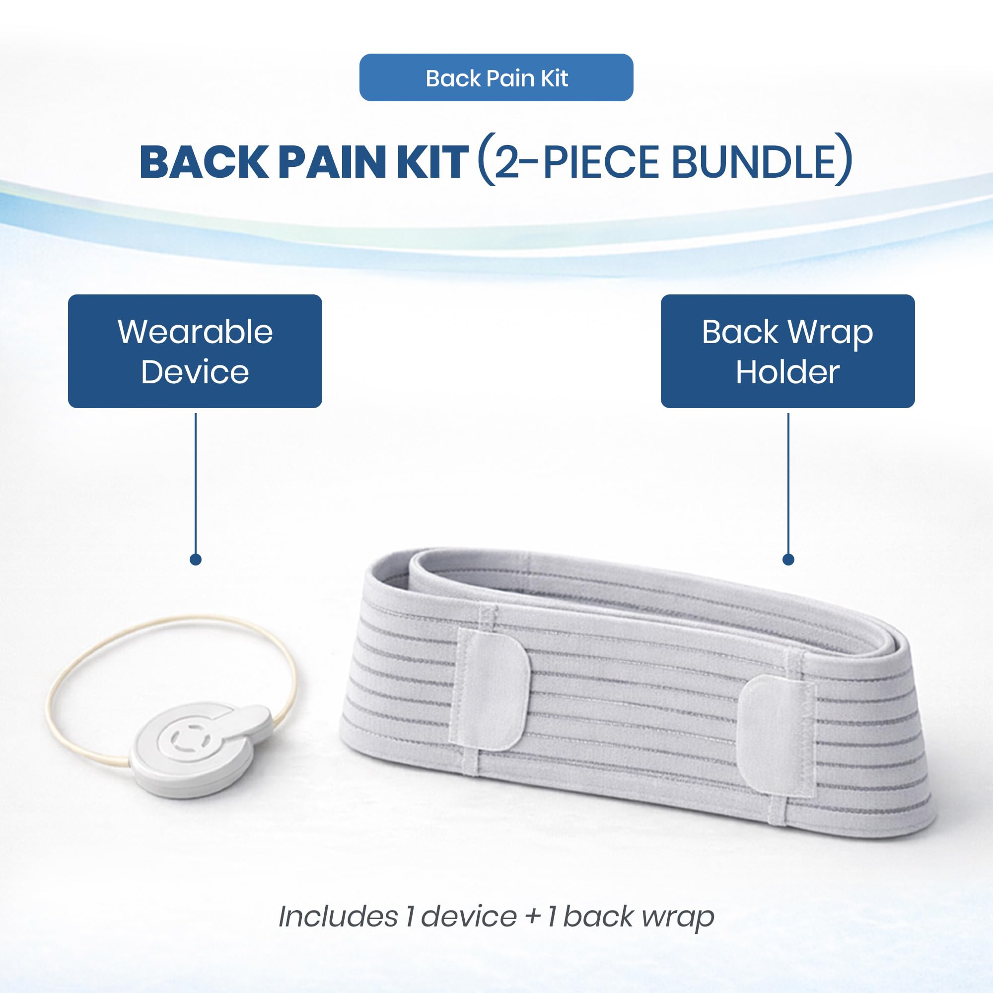 Mint Bucket ActiPatch Wearable Pain-Relief Device, Adjustable Back Wrap Kit for Lower Back, Secure Velcro Hold, Drug-Free Therapy Support, Device + Wrap Included Mint Bucket BrandsAu supplements