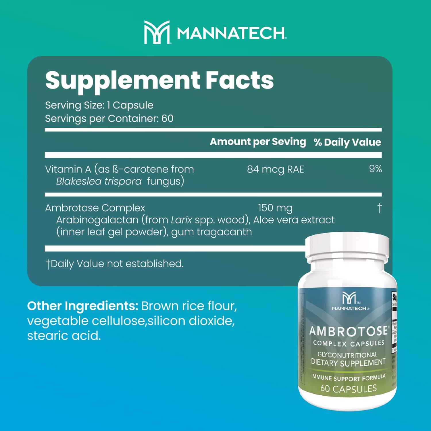 Mannatech® Ambrotose® Complex 60 Capsules MannatechAu supplements