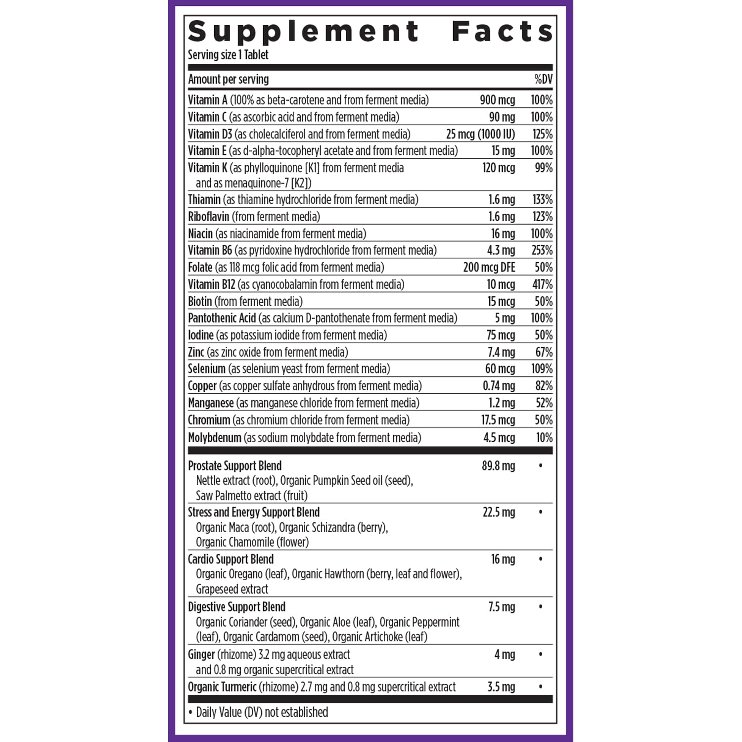 New Chapter Men’s Multivitamin 40+, Extra B6 & B12, D3, Vitamin C & Zinc, Immune, Heart, Cellular Energy, and Brain Health New ChapterAu supplements