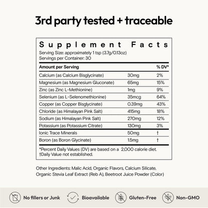 Moon Juice Mini Dew Electrolytes Powder - Sugar Free Minerals & Electrolyte Hydration Powder for Instant Hydration & Brain Support - Magnesium, Calcium, Potassium, Pink Salt, Watermelon, 30 Servings Moon JuiceUS supplements