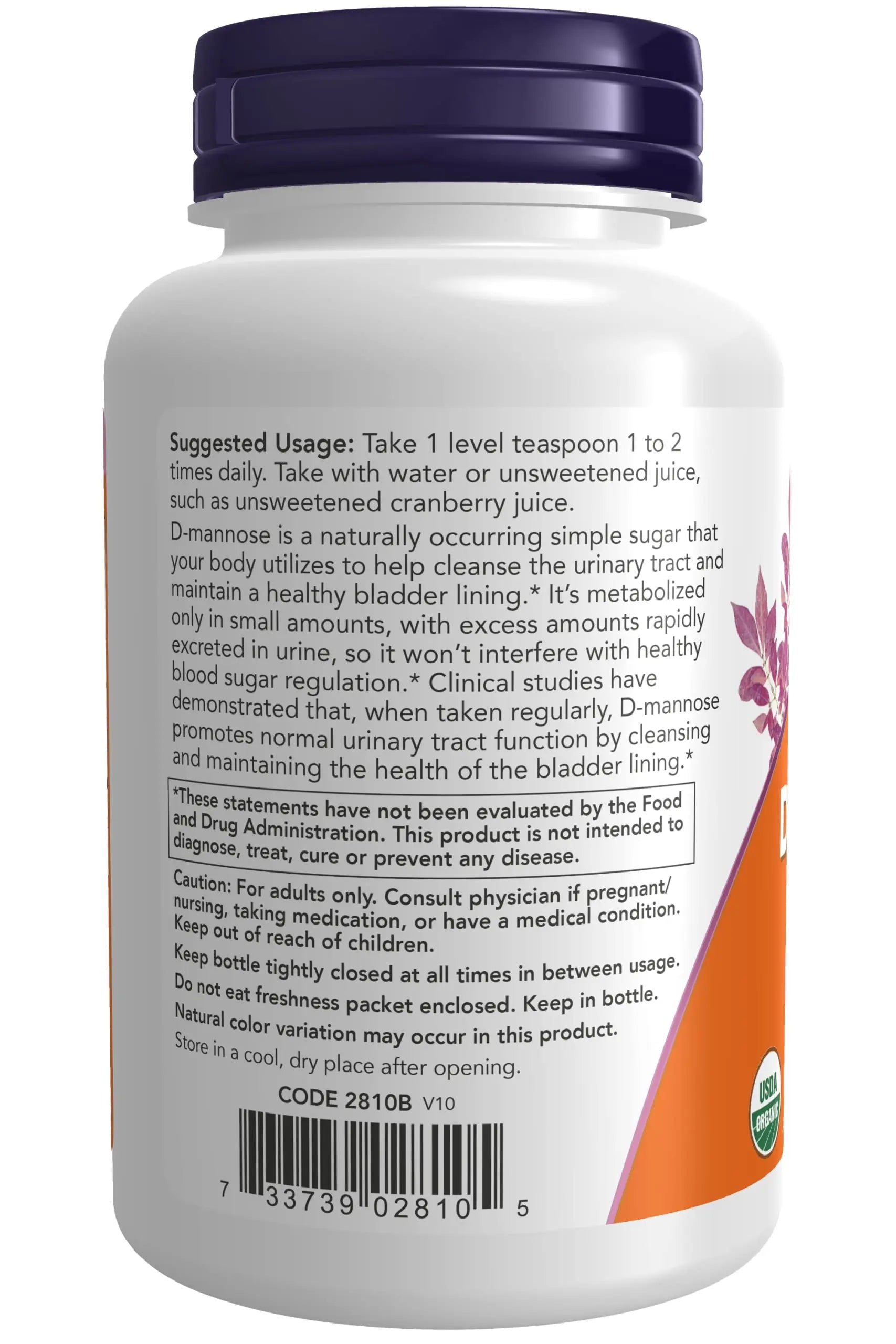 NOW Foods, D-Mannose Pure Powder, 3 oz (85 g) NOW FoodsAu supplements