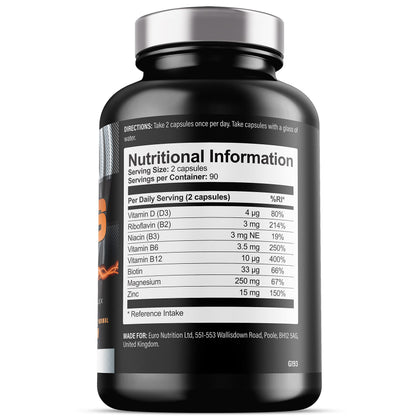 ZM6 - High Strength Zinc Magnesium Supplement - Zinc and Magnesium Tablets Iron Labs NutritionUS supplements
